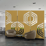 Acoustic Panels Pet Wall Panels Carved/ Acoustic Office Partition - Image 8