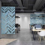 Acoustic Panels Pet Wall Panels Carved/ Acoustic Office Partition - Image 2