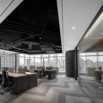 Polyester Acoustic Panels Soundproof PET Wall Panels Carved Acoustic Office Partition - Image 4