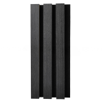 600 x 600 mm Wood Slat Panels Walnut Akupanel Grey Felt - Image 3