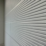 100% Polyester Fiber Narrow Strips PET+PET Acoustic Panel - Image 2