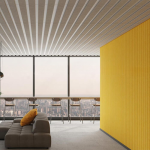 Grooved PET Acoustic Panel Colorful soundproofing