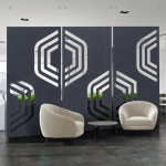 Acoustic Panels Pet Wall Panels Carved/ Acoustic Office Partition - Image 7