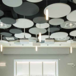 Acoustic Ceiling Panels Geometry Shaping