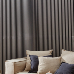 400mm x 2400mm Grey Wood Slat Panels Soundproof Paneling - Image 4