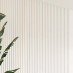 400mm x 2400mm White MDF Wood Slat Panels Soundproof Paneling - Image 5