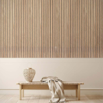 400mm x 2400mm Wood Slat Panels Soundproof Paneling - Image 5