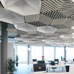 Polyester Decorative Acoustic Soundproof Ceiling Panels